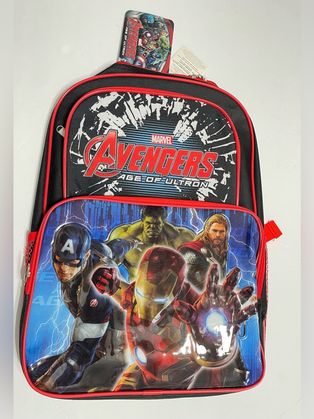 MARVEL AVENGERS 16" Large Backpack Kids Boys School Book Bag Hulk, Thor Iron Man